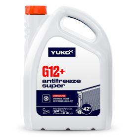 Антифриз YUKO Super G12+ -42°C красный 5л