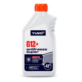 Антифриз YUKO Super G12+ -42°C красный 1л