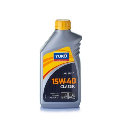 Автомобильное моторное масло YUKO CLASSIC 15W-40 1л