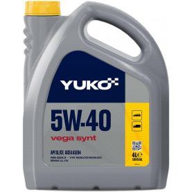 Автомобільна моторна олива YUKO VEGA SYNT 5W-40 4л 4823110401453 Автомобільна моторна олива YUKO VEGA SYNT 5W-40 4л 4823110401453