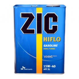 Автомобильное моторное масло ZIC HIFLO 15W-40 4л