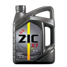 Автомобільна моторна олива ZIC X7 LS (A +) 5W-30 4л