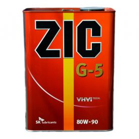 Олива трансмісійнa ZIC G-5 80W-90 GL-5 4л