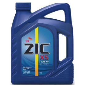 Автомобильное моторное масло ZIC X5 (A) 10W-40 6л 172622 Автомобильное моторное масло ZIC X5 (A) 10W-40 6л 172622